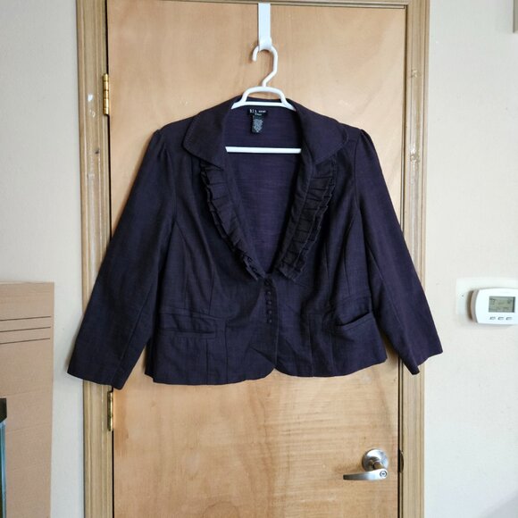 DFA New York Blazer 1X Woman Purple - Picture 5 of 7